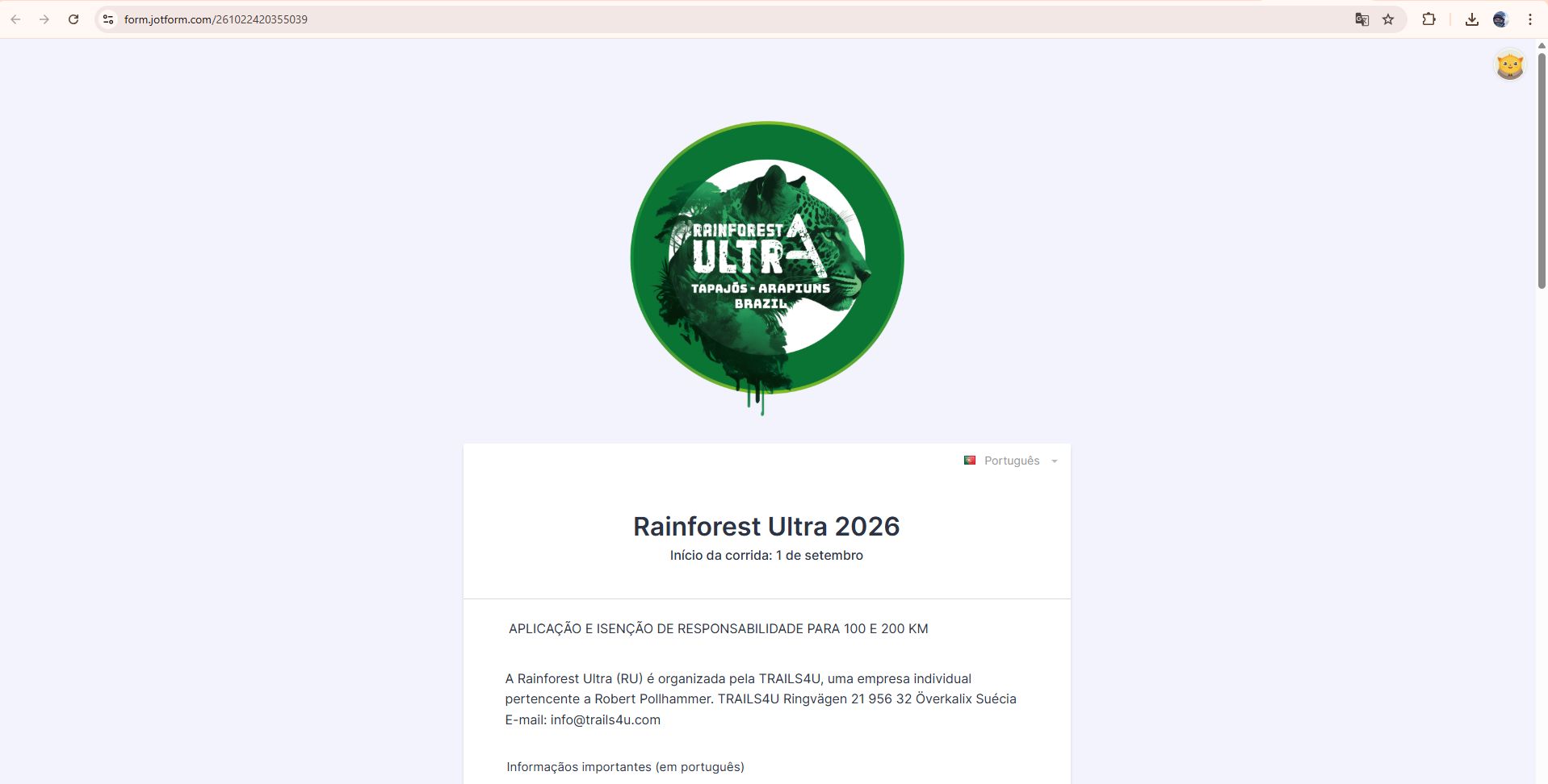 You can now sign up online